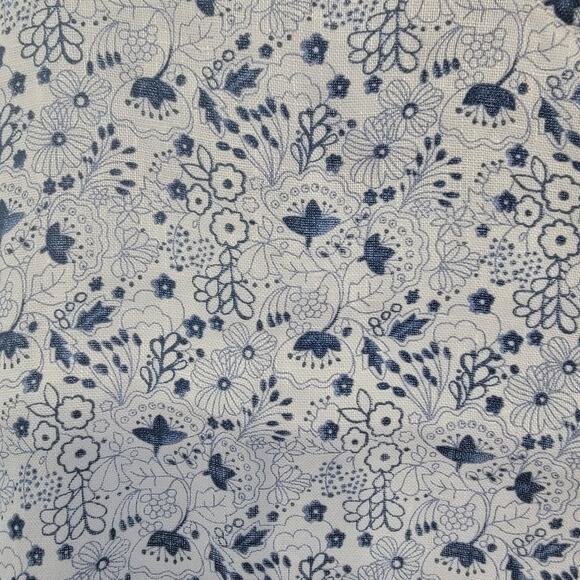 CYNTHIA ROWLEY 100% Linen Roll Tab long Sleeve Blouse Button Front Size 2X - Picture 3 of 4